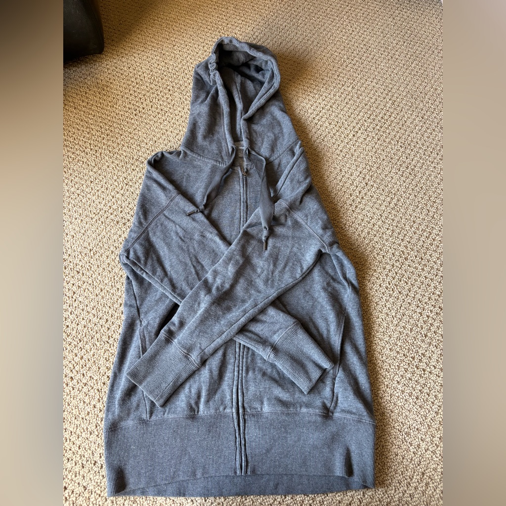 Aerie Grey Zip-Up Jacket